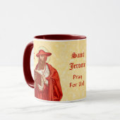 St. Jerome als Kardinal mit Book (P 004) Tasse (Vorderseite Links)