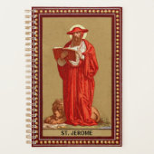 St. Jerome als Kardinal mit Löwen (P 004) Planer (Vorderseite)