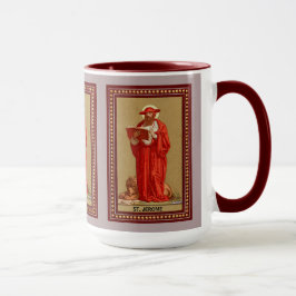 St. Jerome als Kardinal mit Löwen (P 004) Tasse