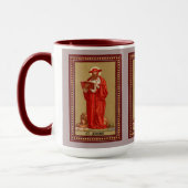 St. Jerome als Kardinal mit Löwen (P 004) Tasse (Links)