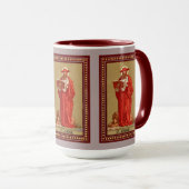 St. Jerome als Kardinal mit Löwen (P 004) Tasse (VorderseiteRechts)