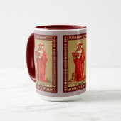 St. Jerome als Kardinal mit Löwen (P 004) Tasse (Vorderseite Links)
