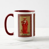 St. Jerome als Kardinal mit Löwen (P 004) Tasse (Links)