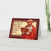 St. Jerome als Kardinal mit Motivierend Zitat Karte (Vorderseite)