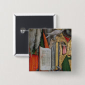 St Jerome Bibel und St Gregory Taube, Detail Button (Vorne & Hinten)