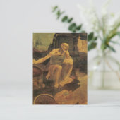 St. Jerome by Leonardo da Vinci circa 1481 Postkarte (Stehend Vorderseite)
