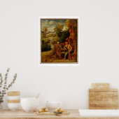 St. Jerome, c.1500 (oil on panel) Poster (Küche)