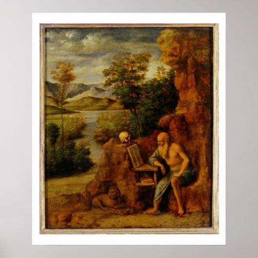 St. Jerome, c.1500 (oil on panel) Poster (Vorne)
