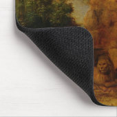 St Jerome, c.1500 (Öl auf Platte) Mousepad (Ecke)