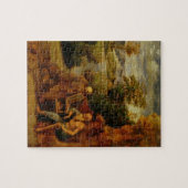 St Jerome, c.1500 (Öl auf Platte) Puzzle (Horizontal)