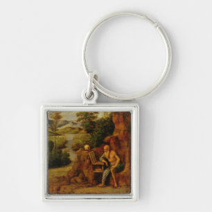 St Jerome, c.1500 (Öl auf Platte) Schlüsselanhänger