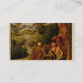 St Jerome, c.1500 (Öl auf Platte) Visitenkarte (Rückseite)