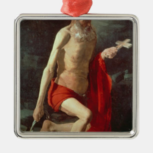 St Jerome, c.1620 Ornament Aus Metall