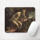 St Jerome, frühe 1560s (Öl auf Leinwand) Mousepad (Mit Mouse)