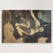 St. Jerome im Wildnis-Unfertig Leonardo Puzzle (Horizontal)