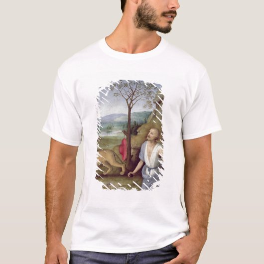 St Jerome in der Wüste, c.1499-1502 T-Shirt (Vorderseite)