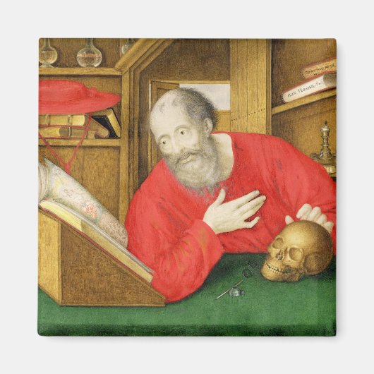St. Jerome in his Study, 1650 (bodycolour and w/c Magnet (Vorne)