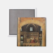 St. Jerome in seinem Studium, c.1475 Magnet (Vorderseite/Rückseite)