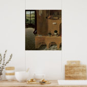 St. Jerome in seinem Studium, c.1475 Poster (Küche)