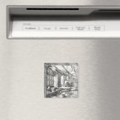 St. Jerome in seiner Studie, 1514 Magnet (In Situ (Geschirrspüler))