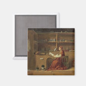 St. Jerome in seiner Studie, c.1475 2 Magnet (Vorderseite/Rückseite)