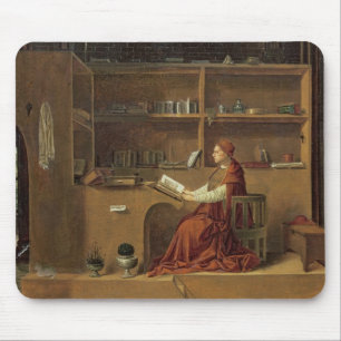 St Jerome in seiner Studie, c.1475 2 Mousepad