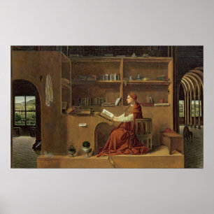 St. Jerome in seiner Studie, c.1475 2 Poster