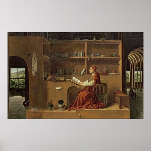 St. Jerome in seiner Studie, c.1475 2 Poster (Vorne)