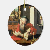 St Jerome in seiner Studie Keramikornament (Links)