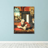 St. Jerome in seiner Studie Leinwanddruck (Insitu (Holzboden))