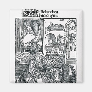 St. Jerome in seiner Studie Magnet