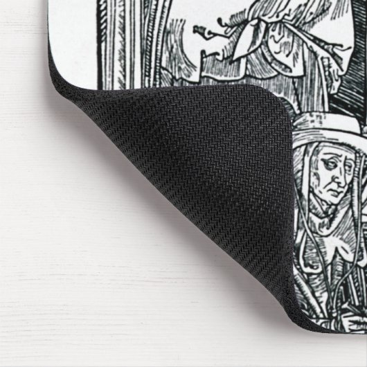 St Jerome in seiner Studie Mousepad (Ecke)