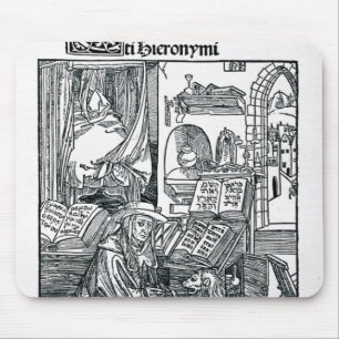 St Jerome in seiner Studie Mousepad