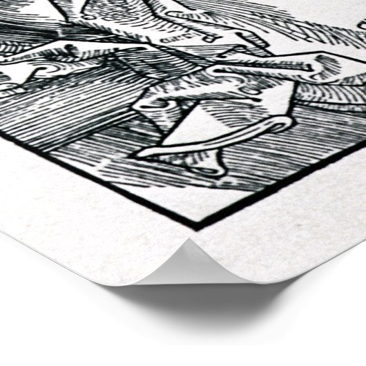 St. Jerome in seiner Studie Poster (Ecke)