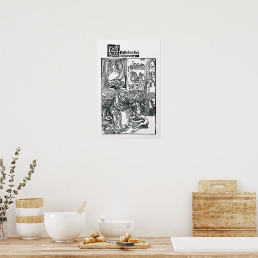 St. Jerome in seiner Studie Poster (Küche)
