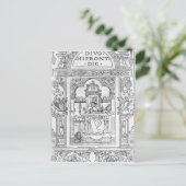 St. Jerome in seiner Studie Postkarte (Stehend Vorderseite)