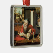St Jerome in seiner Studie Silbernes Ornament (Rechts)