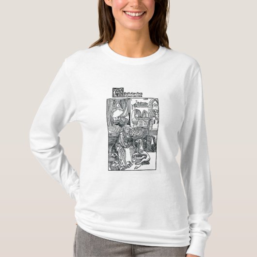 St Jerome in seiner Studie T-Shirt (Vorderseite)