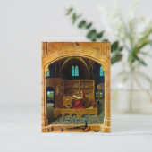 St. Jerome in seiner Studie von Antonello da Messi Postkarte (Stehend Vorderseite)