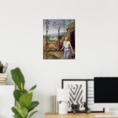 St. Jerome in the Desert, c.1499-1502 Poster (Heimbüro)