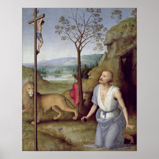 St. Jerome in the Desert, c.1499-1502 Poster (Vorne)