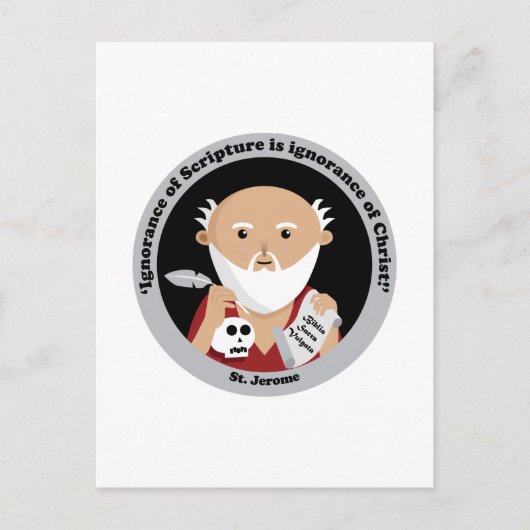 St. Jerome Postkarte (Vorderseite)