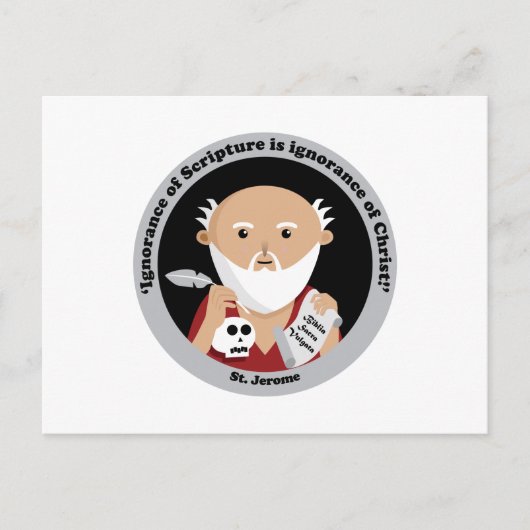 St. Jerome Postkarte (Vorderseite)