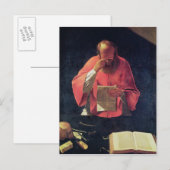 St. Jerome Postkarte (Vorne/Hinten)