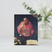 St. Jerome Postkarte (Stehend Vorderseite)