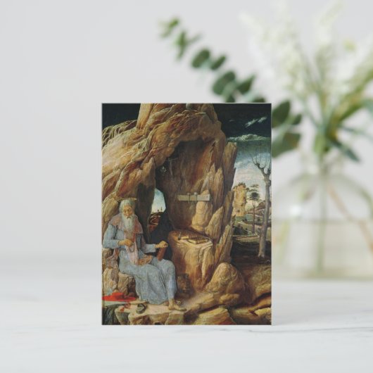 St. Jerome Postkarte (Stehend Vorderseite)