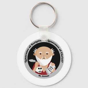 St Jerome Schlüsselanhänger