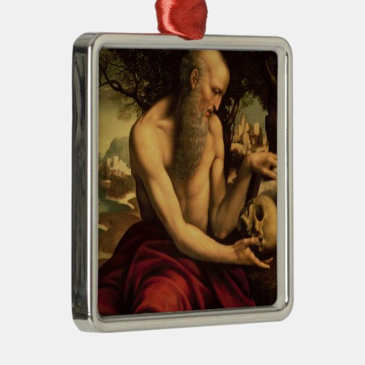 St Jerome Silbernes Ornament (Rechts)