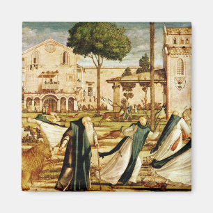 St Jerome und Löwe im Kloster, 1501-09 Magnet
