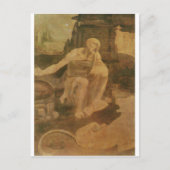 St. Jerome von Leonardo Da Vinci Postkarte (Vorderseite)